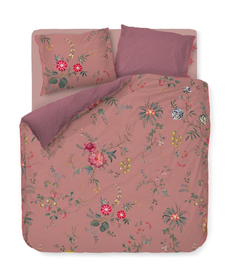 PIP Fleur Grandeur Pink 230x220+2/50x60 Svensk størrelse