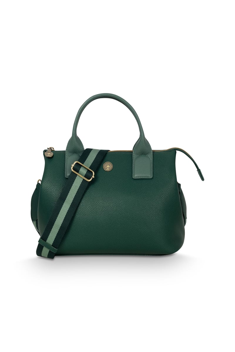 Fia Shoulder Bag Medium Green 26.5x14x22cm