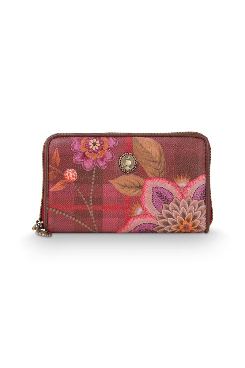 Willow Wallet Flores Felices Red 18x3x11cm